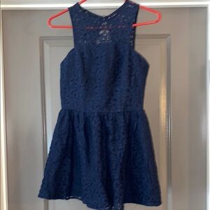 Gabby Skye Front Sleeveless Lace Dress
